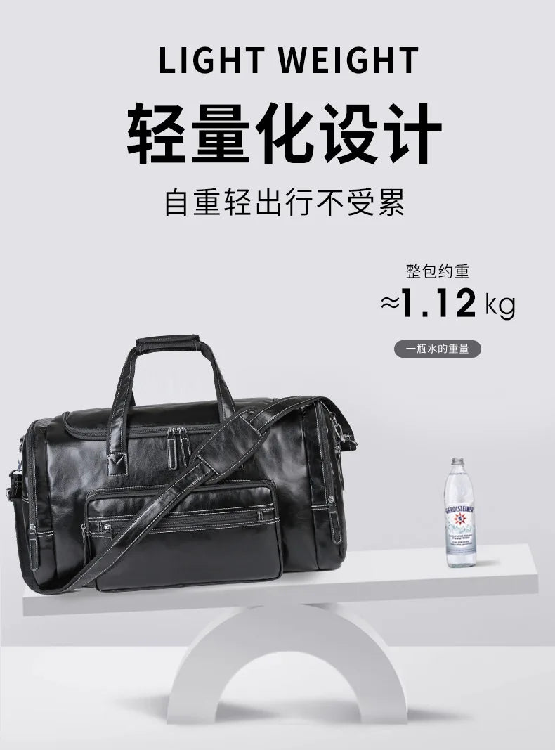 Premium Leather Travel Bag