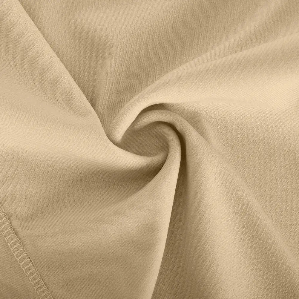 بنطلون كابري نسائي بخصر عالٍ وجيوب