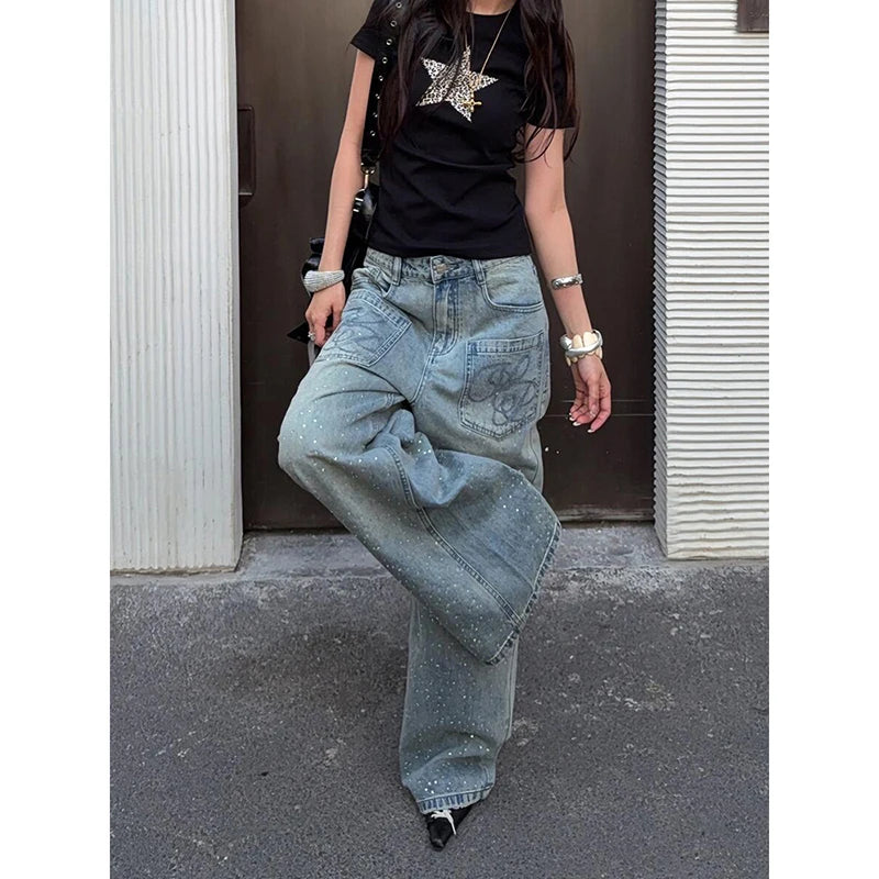 Autumn Harajuku Aesthetic Cargo Jeans