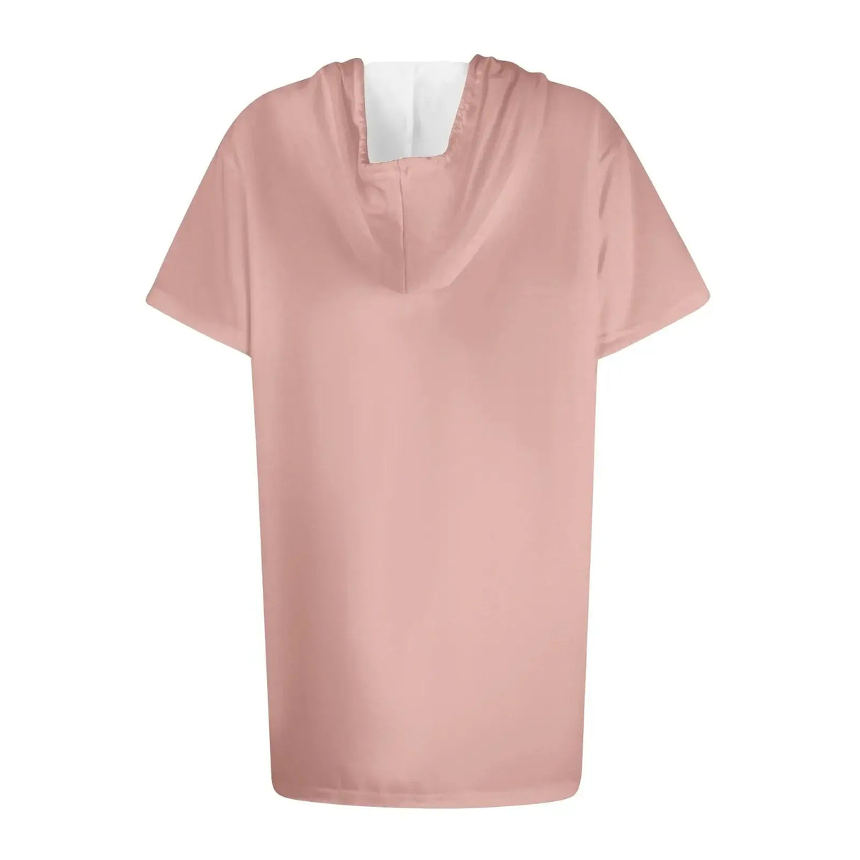 هودي نسائي كبير الحجم بأكمام قصيرة