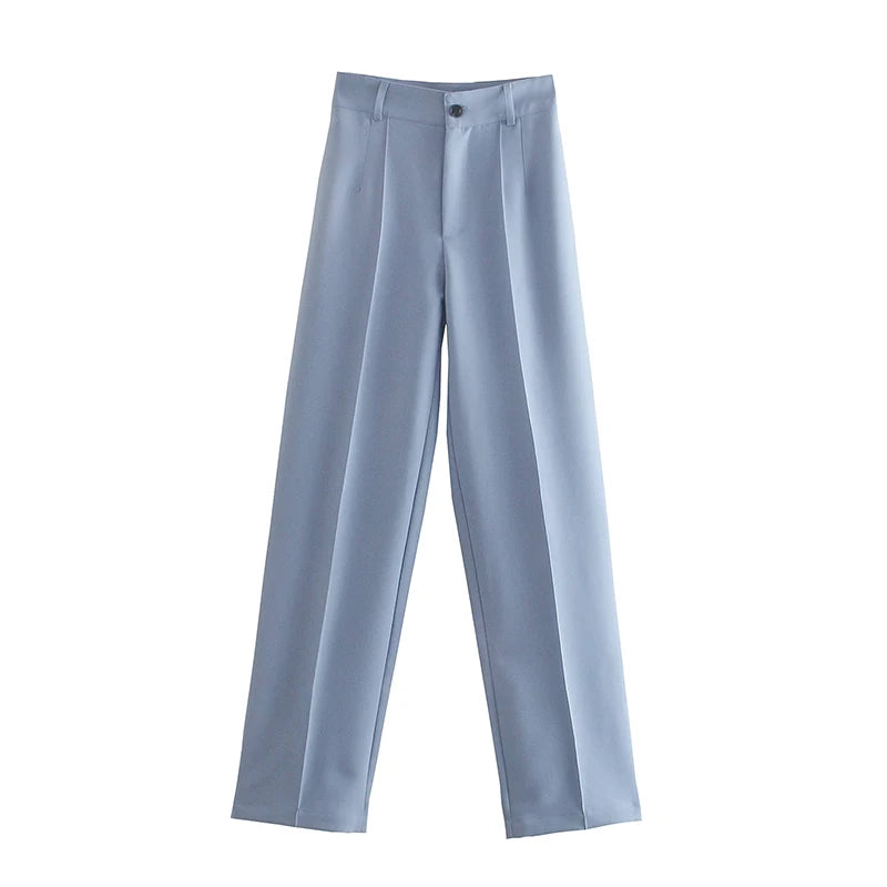 Women Office Straight Pants