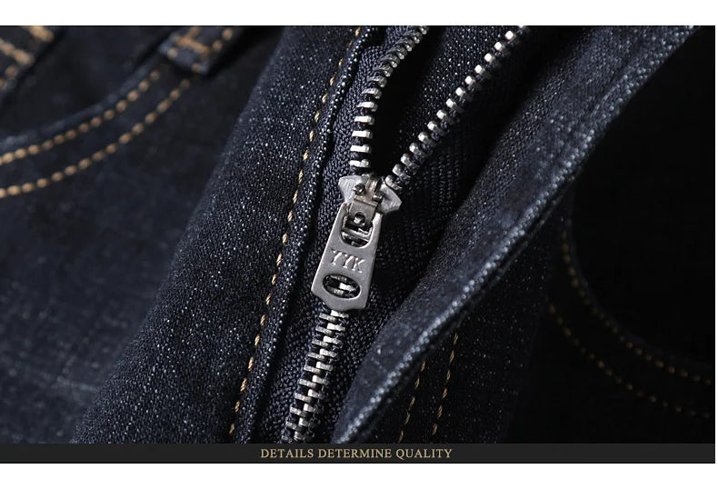 Men's Classic Black Jeans Plus Size