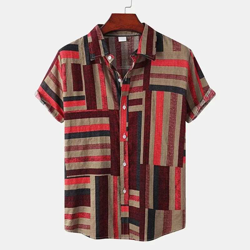 Retro Mosaic Resort Shirt