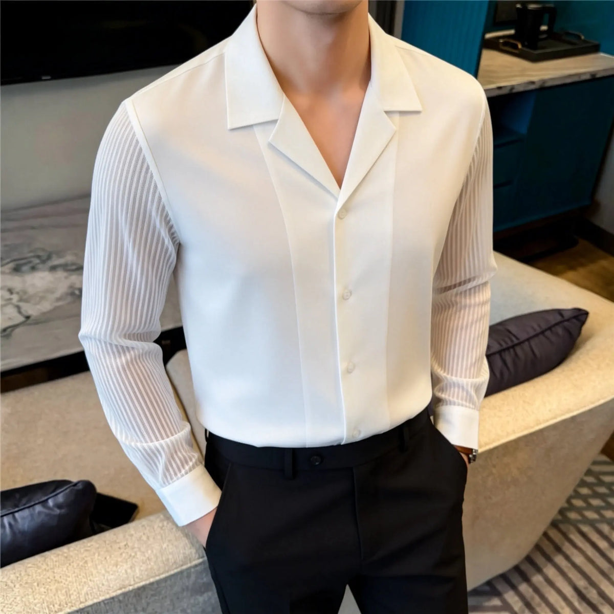 Monarch Lace Dress Shirt