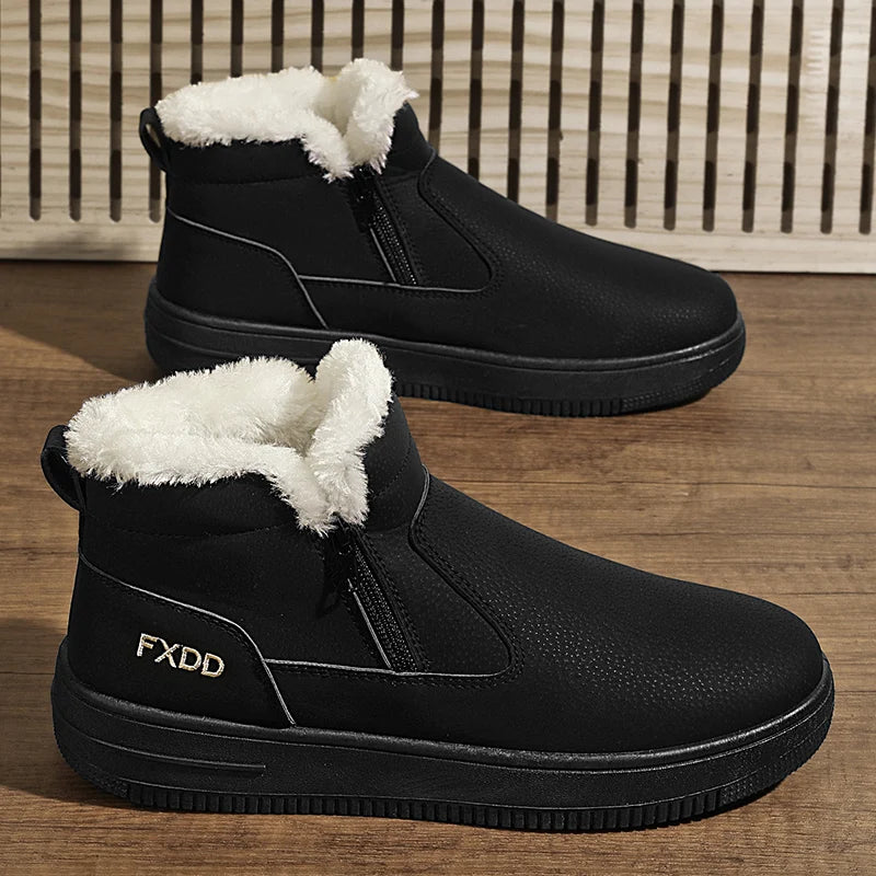 أحذية المطر الخارجية ذات النعل السميك للنساء