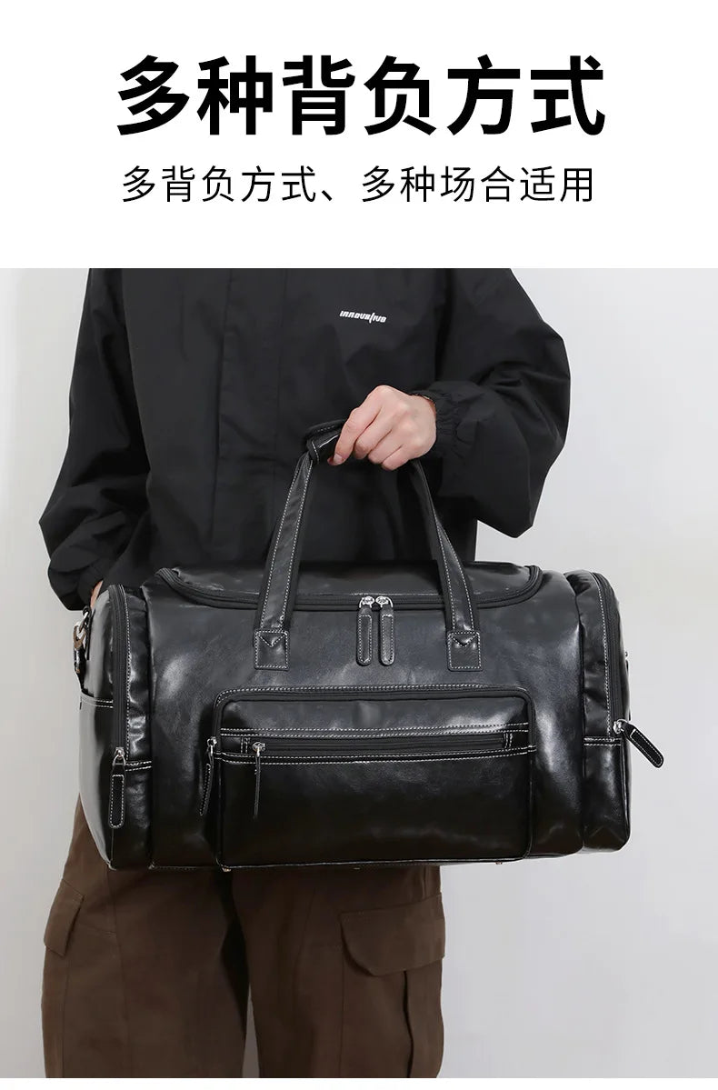 Premium Leather Travel Bag