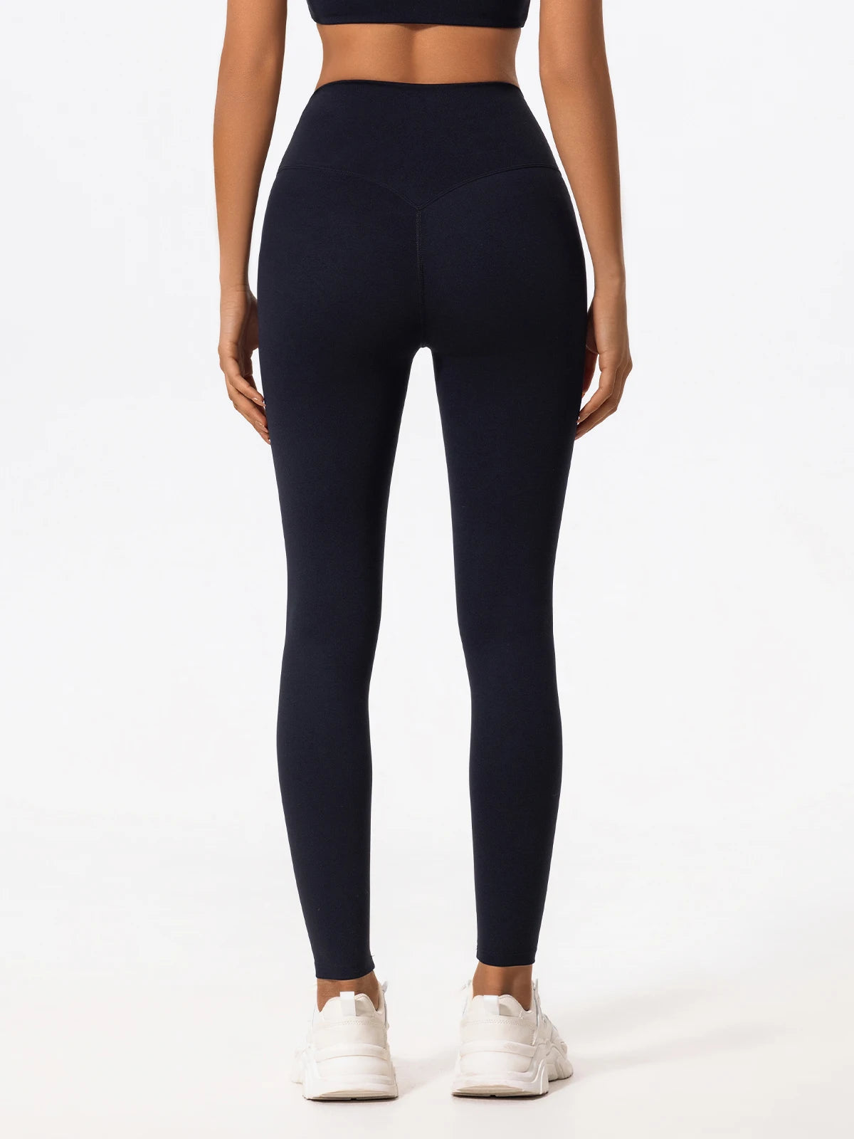 Hearuisavy Cross Waist Push-Up Yoga Leggings – High Waist Gym Pants