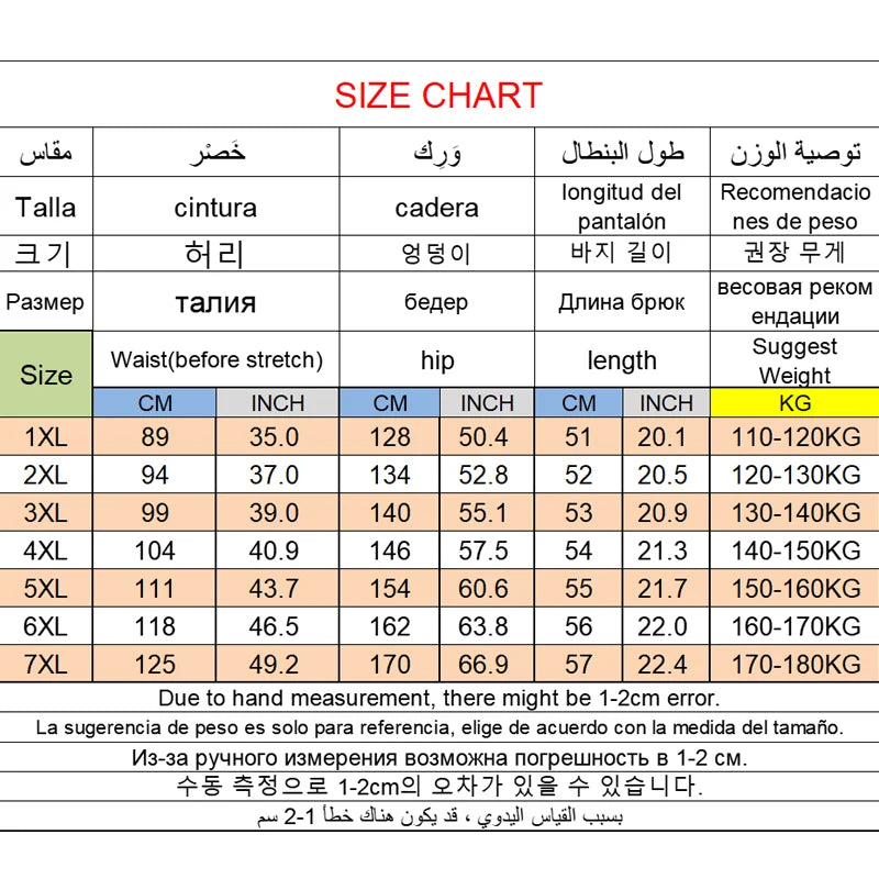 Plus Size Men's Summer Work Shorts – Loose Fit