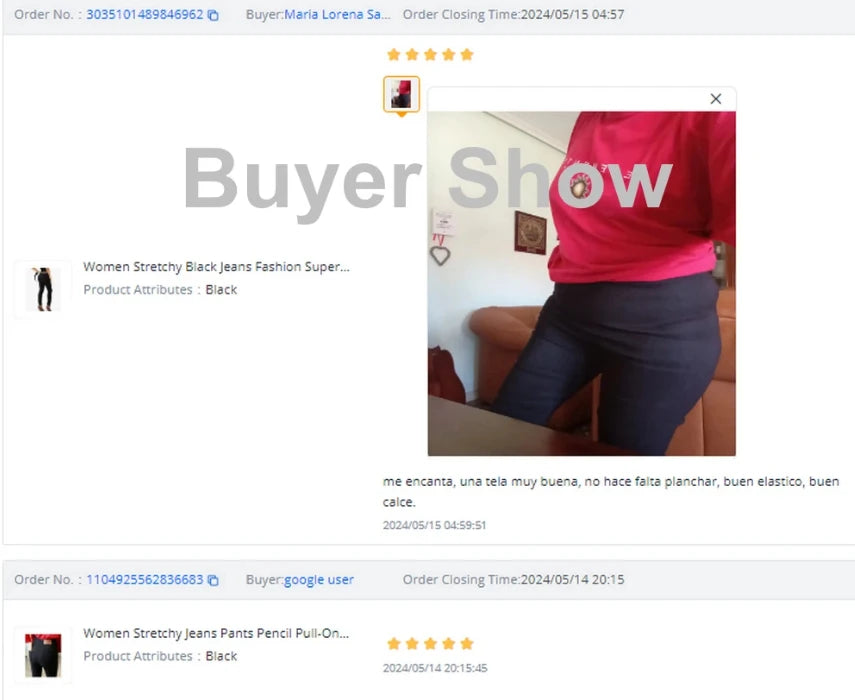 بنطلون نسائي مطاطي سهل الارتداء