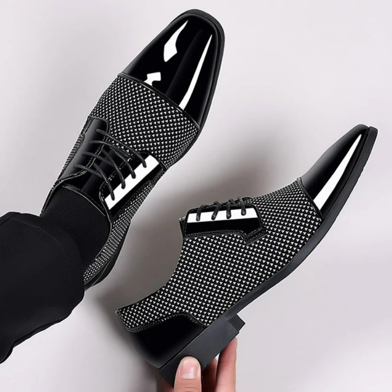 Royal Black Oxford Shoes