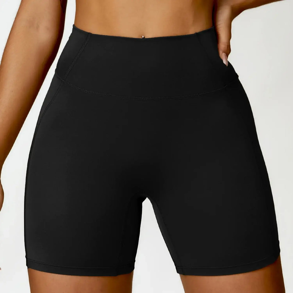 Women High Waist Yoga Fitness Shorts