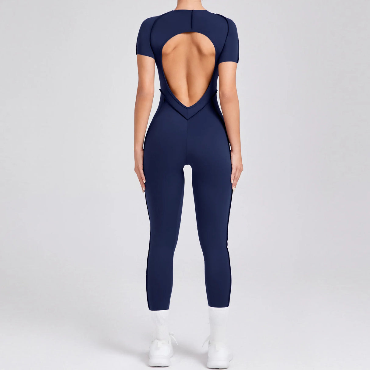 Women Backless Yoga Jumpsuit