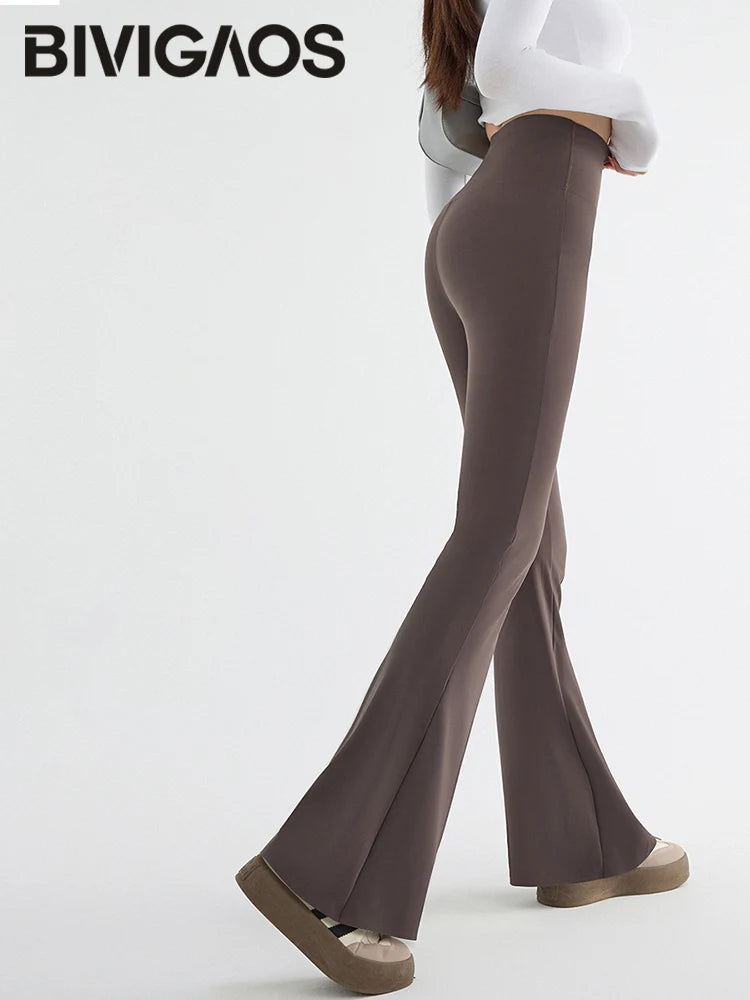 Women Flared Shark Leggings