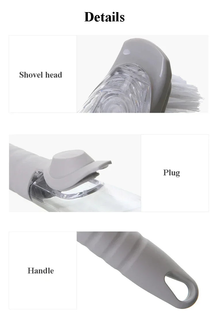 2-in-1 Kitchen Cleaning Brush with Sponge Dispenser
