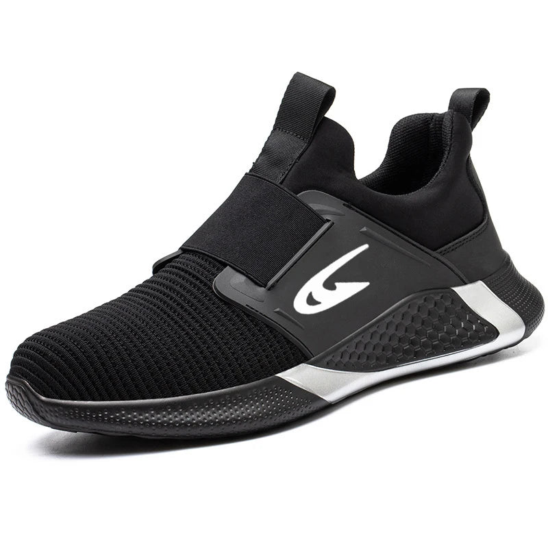 أحذية أمان نسائية برأس فولاذي صناعي