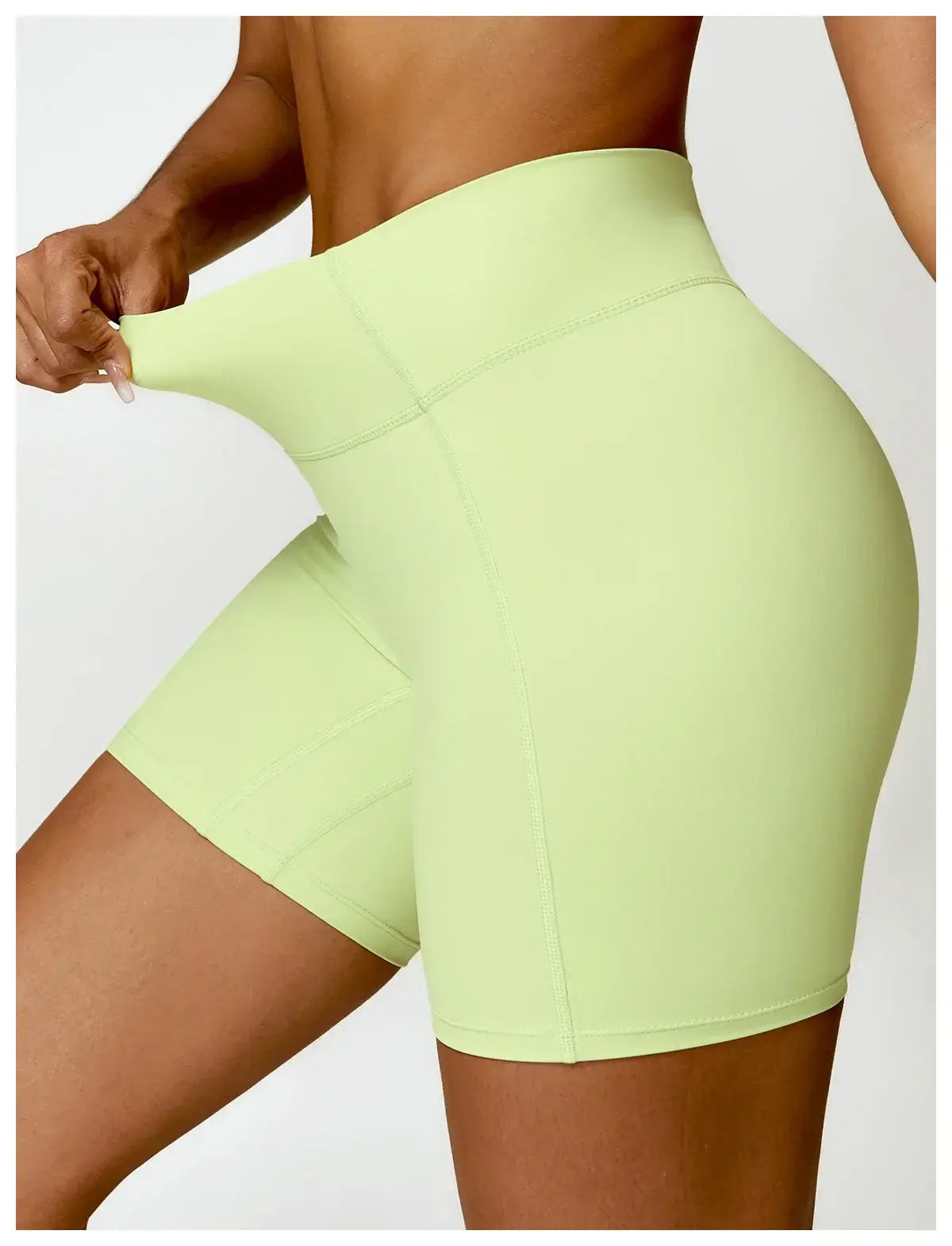 Women High Waist Yoga Fitness Shorts