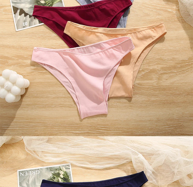 Women Cotton Panties Set (5pcs)