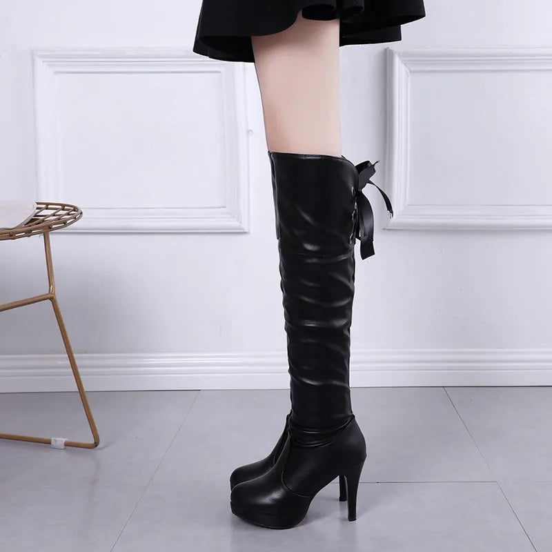 Classic Leather Riding Boots