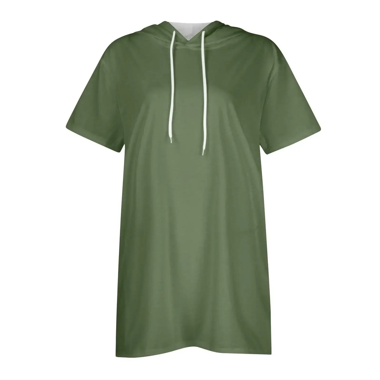 هودي نسائي كبير الحجم بأكمام قصيرة