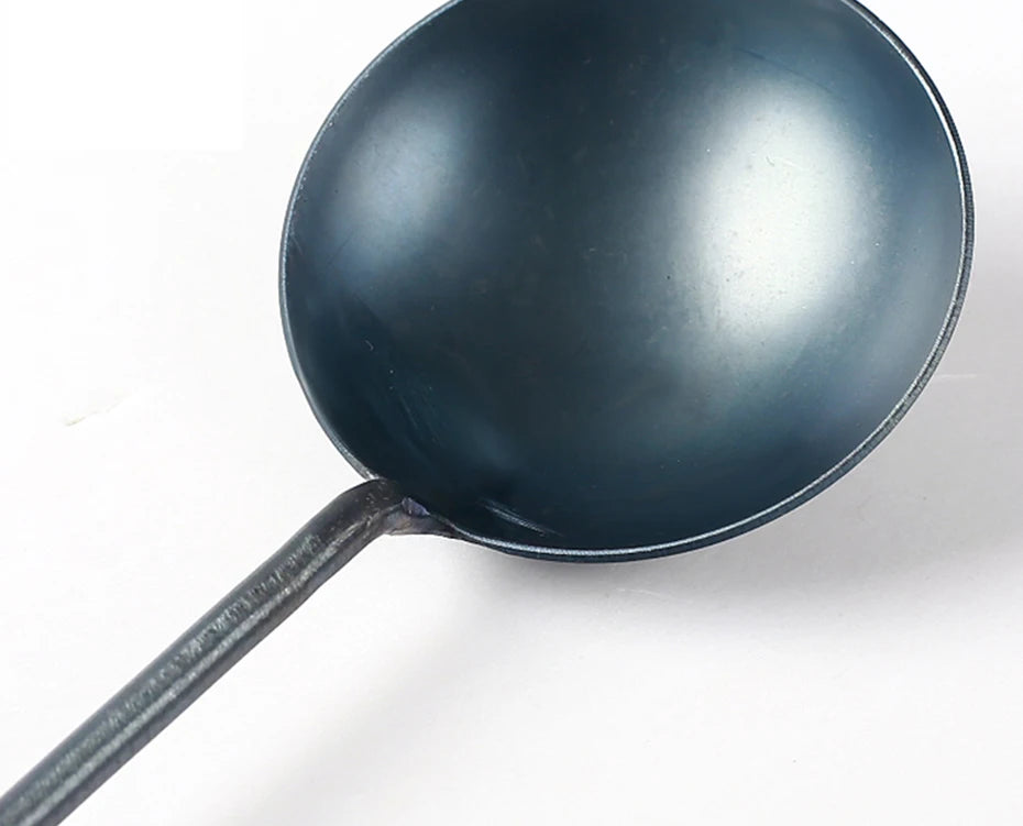 Handmade Iron Wok Spatula & Ladle Set