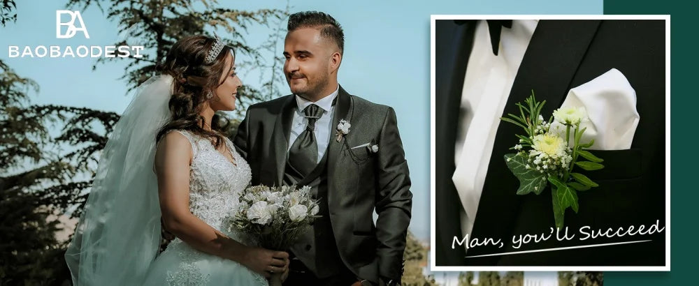 بدلة رجالية بمقاسات كبيرة بقصة ضيقة - بدلة سهرة من 3 قطع