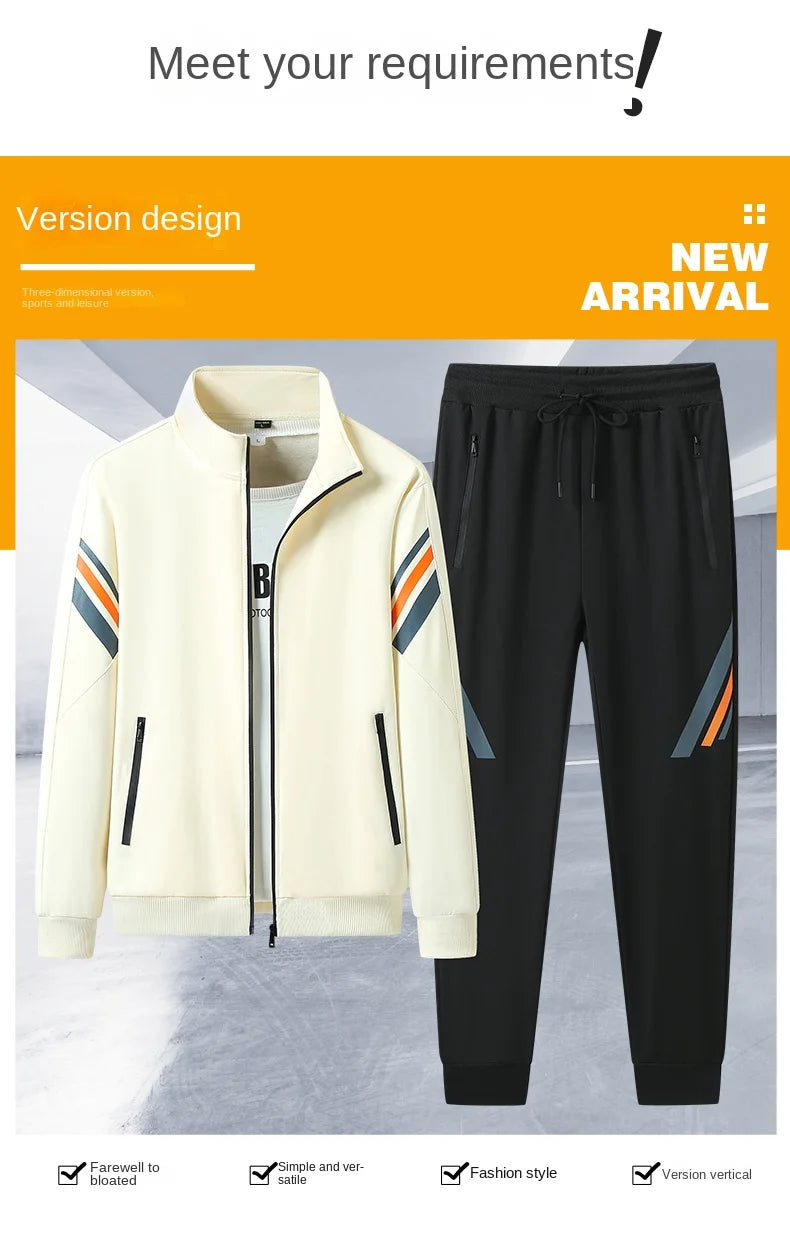 Men's Athletic Tracksuit Set