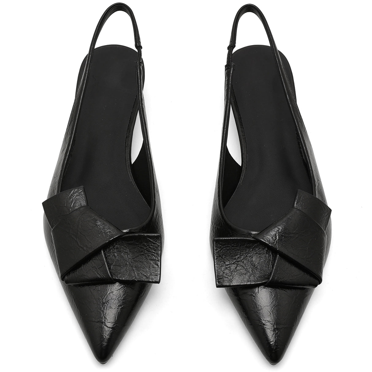 حذاء باليه جيلي فلات نسائي بمقدمة مربعة