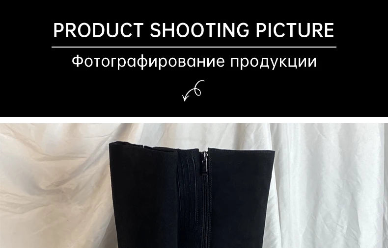 Women Pole Knee High Designer Boots – Sexy Leather High Heel