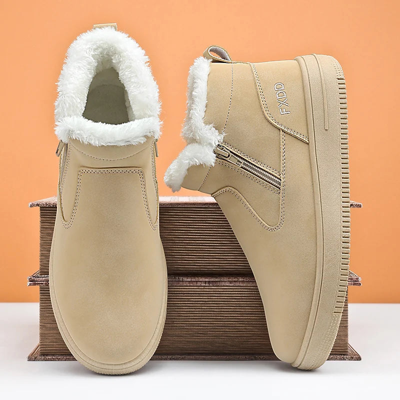 أحذية المطر الخارجية ذات النعل السميك للنساء