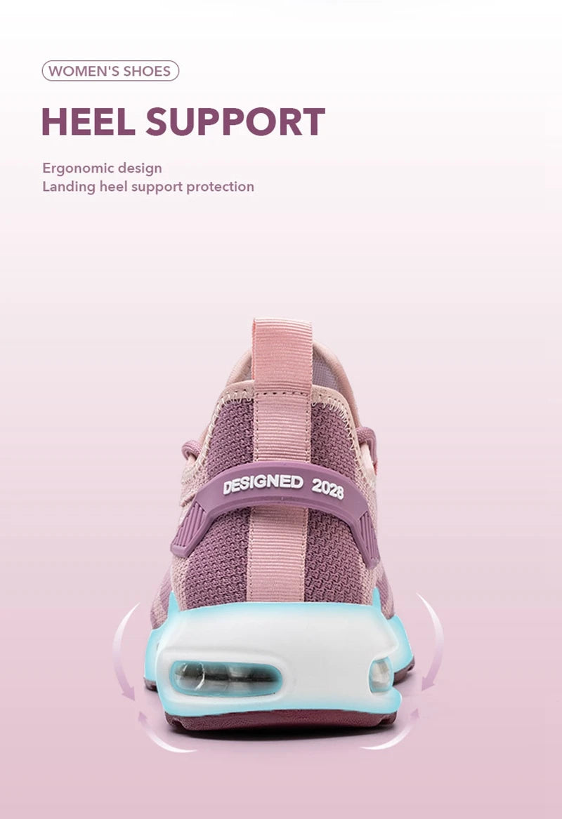 أحذية أمان نسائية وردية اللون بمقدمة فولاذية