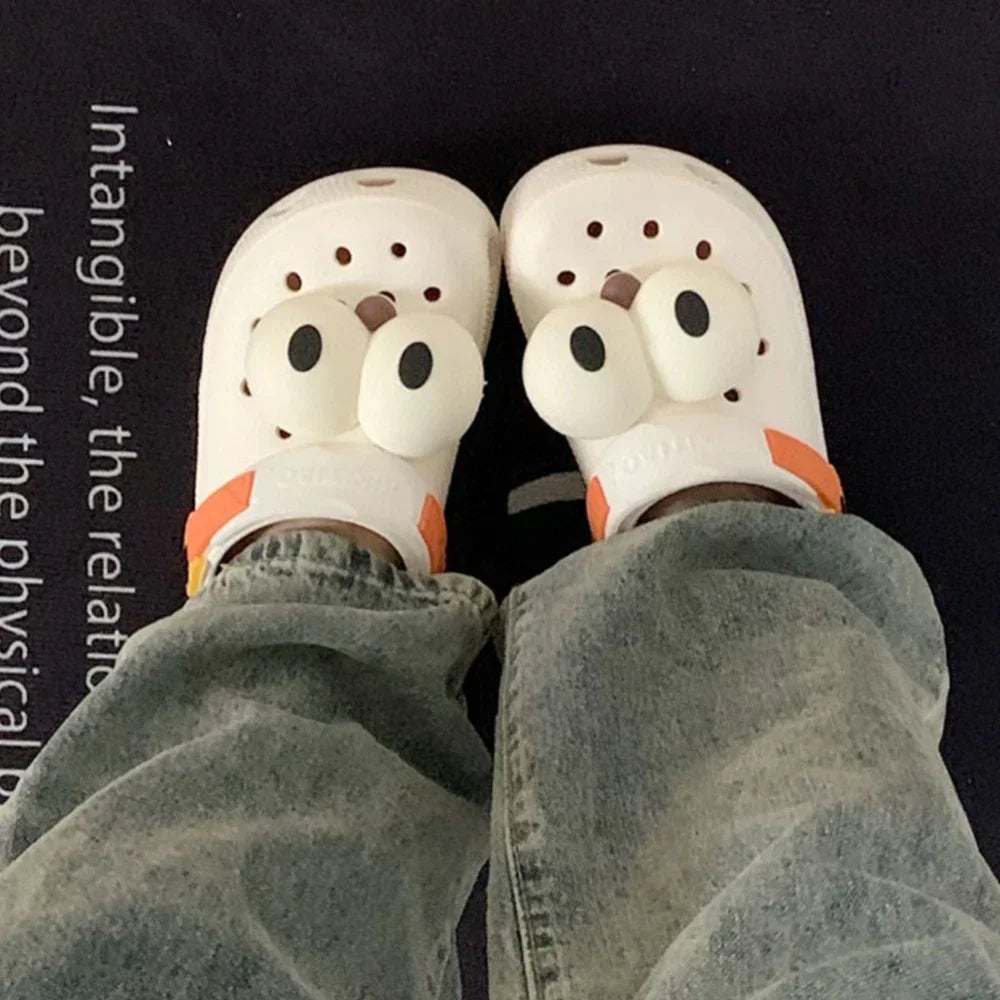 Women Funny Eye Shoe Charms Cute Accessories