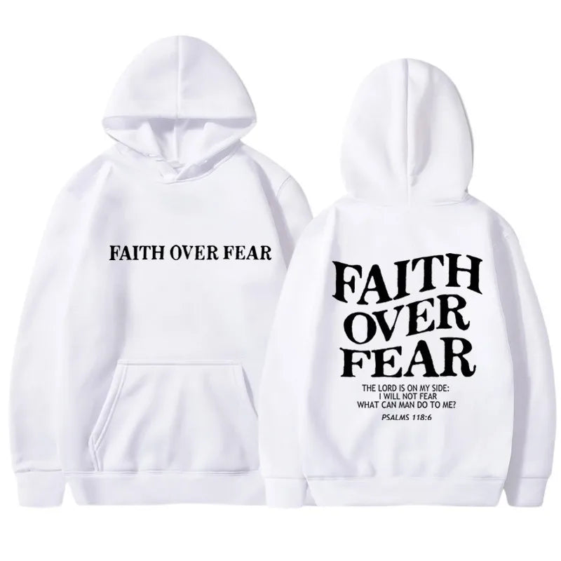 Men Faith Over Fear Hoodie