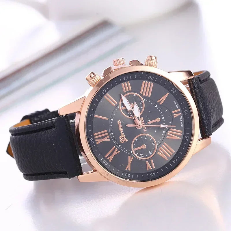 Women’s Leather Dress Watch
