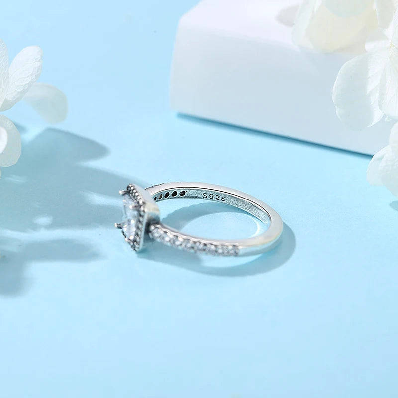 925 Sterling Silver Engagement Ring