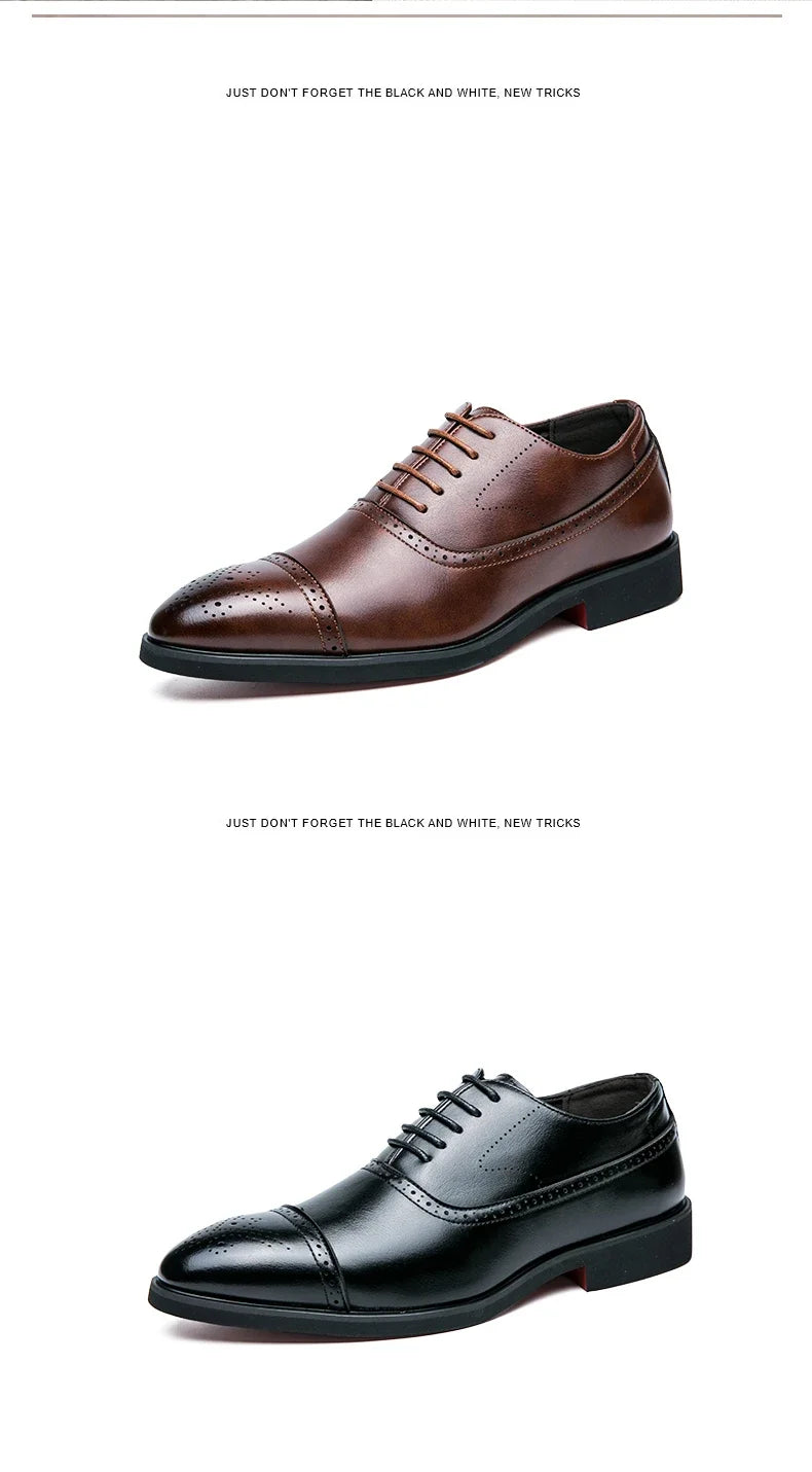 Men’s Red Sole Brogue Dress Shoes