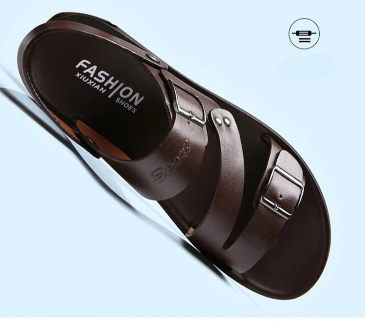 Men Soft Sole Leather Sandals