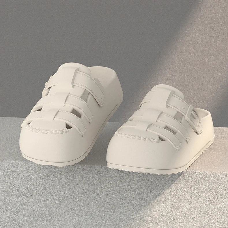 صنادل نسائية بكعب مسطح كاجوال