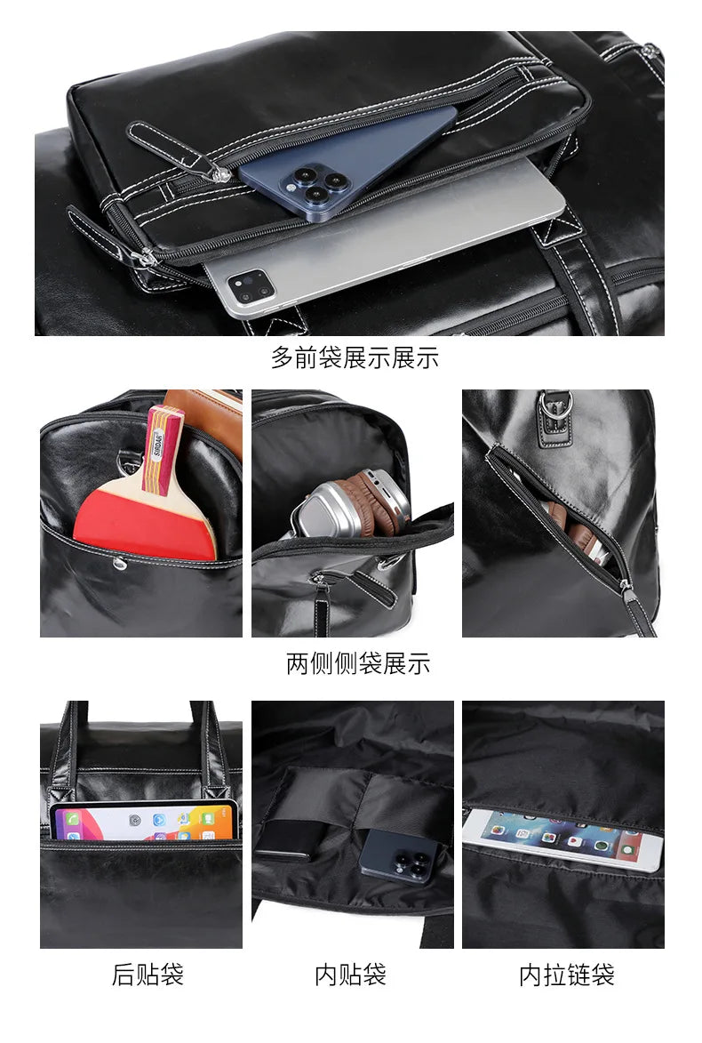Premium Leather Travel Bag
