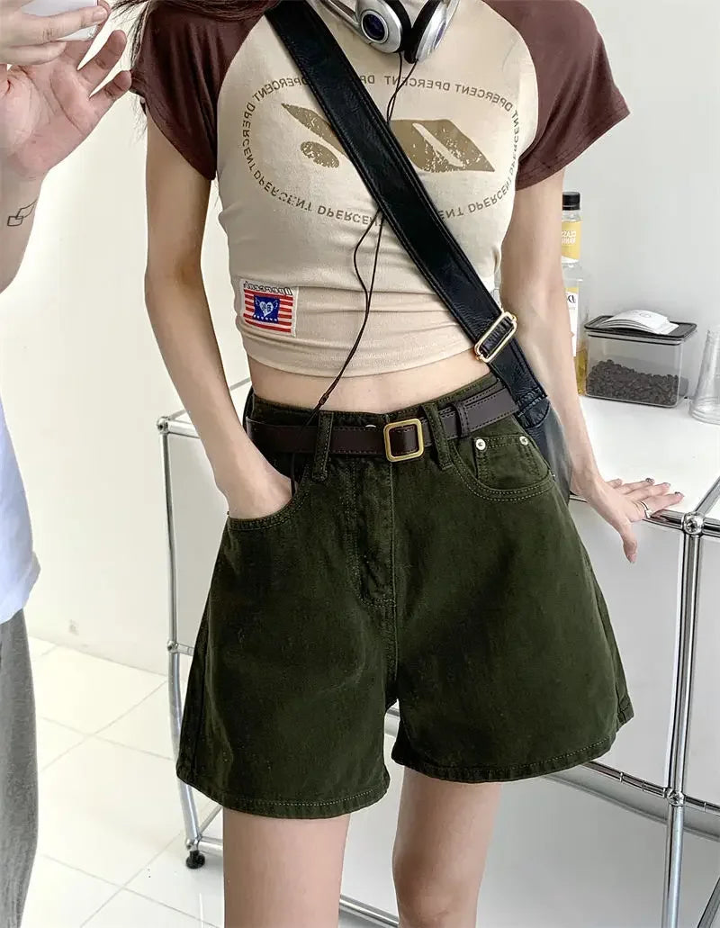 Women's Baggy Denim Short Jeans