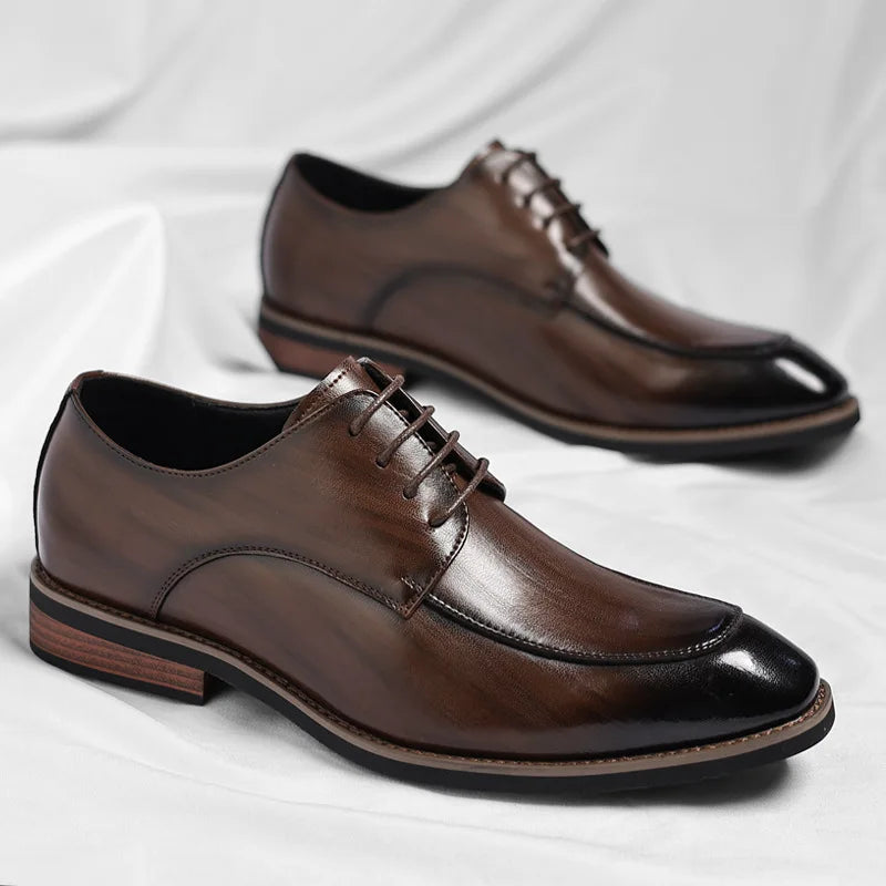 Men Large Size Leather Dress Shoes