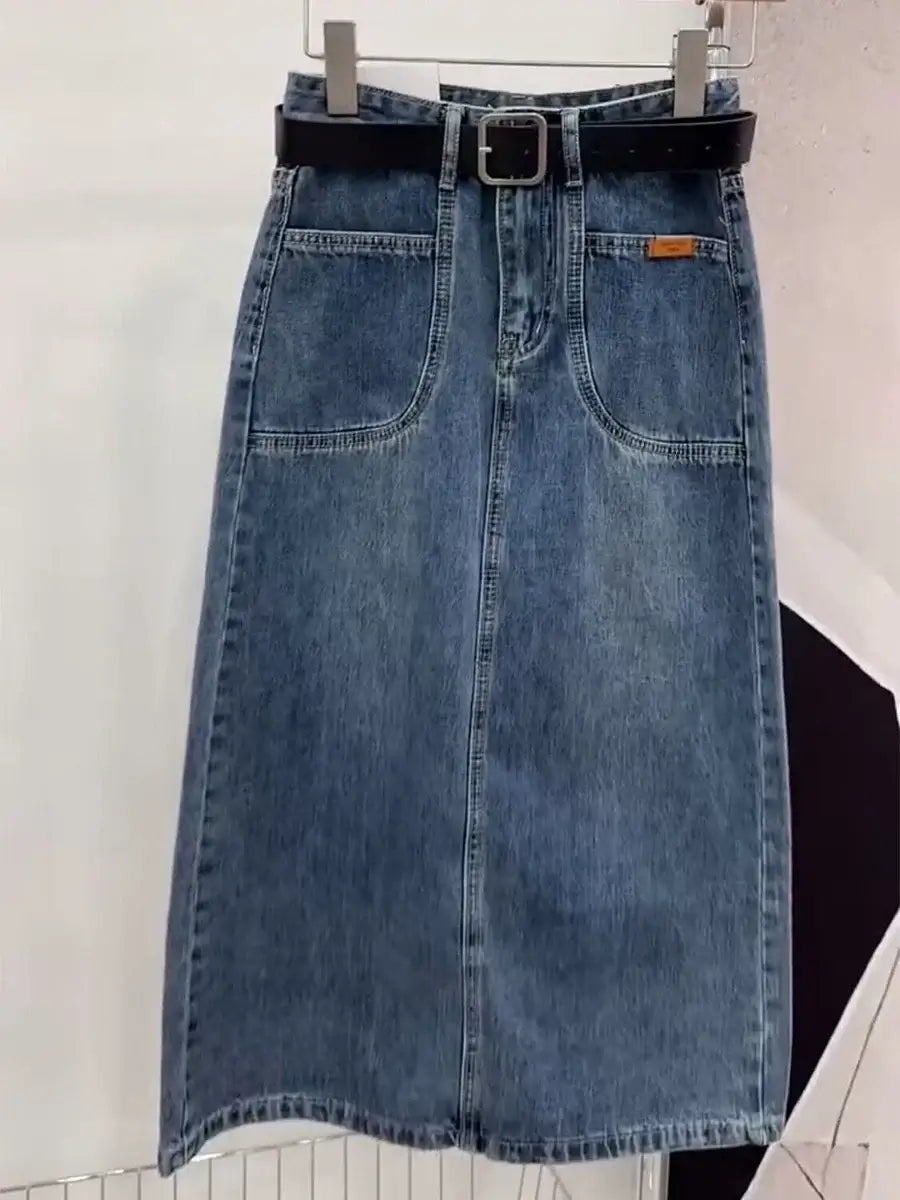 تنورة نسائية بخصر مطاطي مزينة بالزهور من بوهو