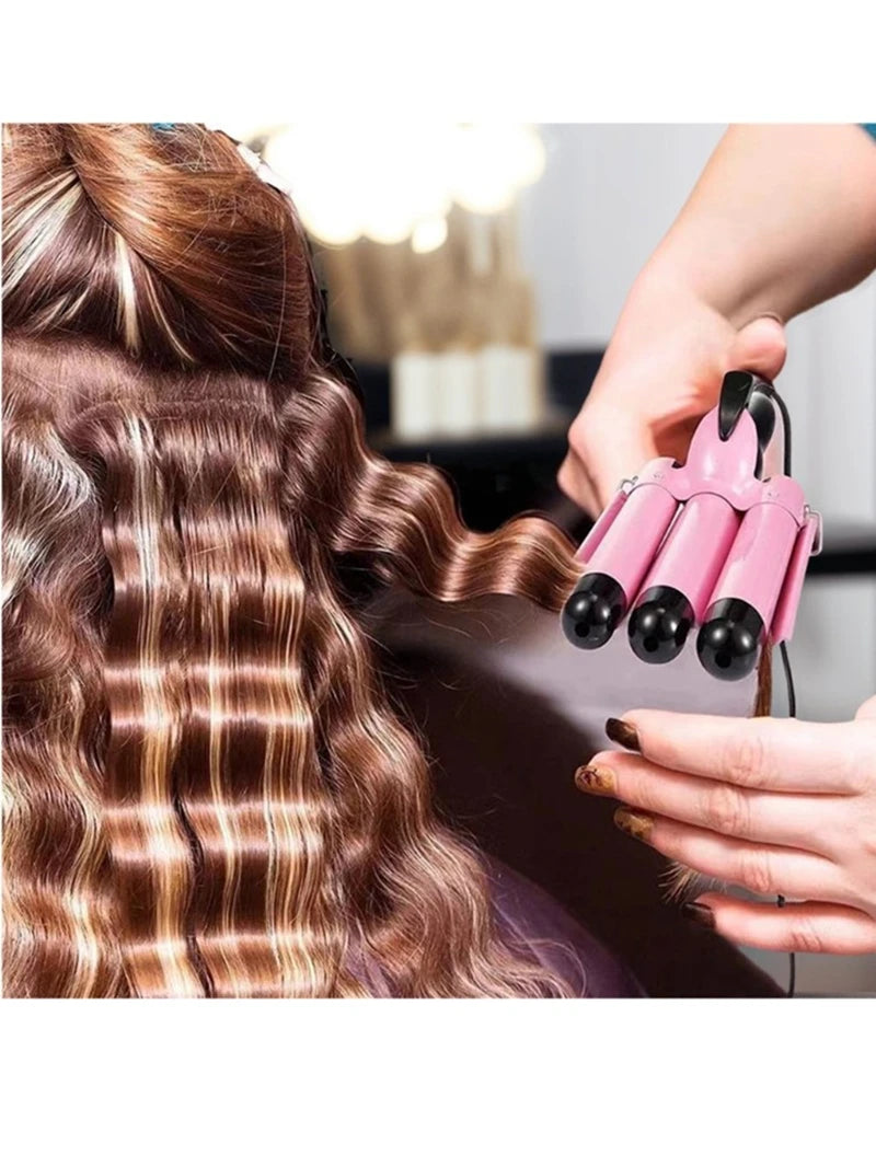Triple Barrel Hair Curling Iron