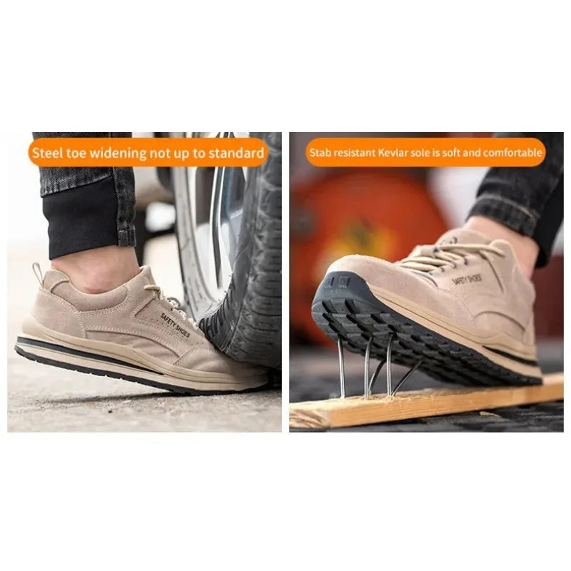 أحذية عمل نسائية آمنة مضادة للثقب