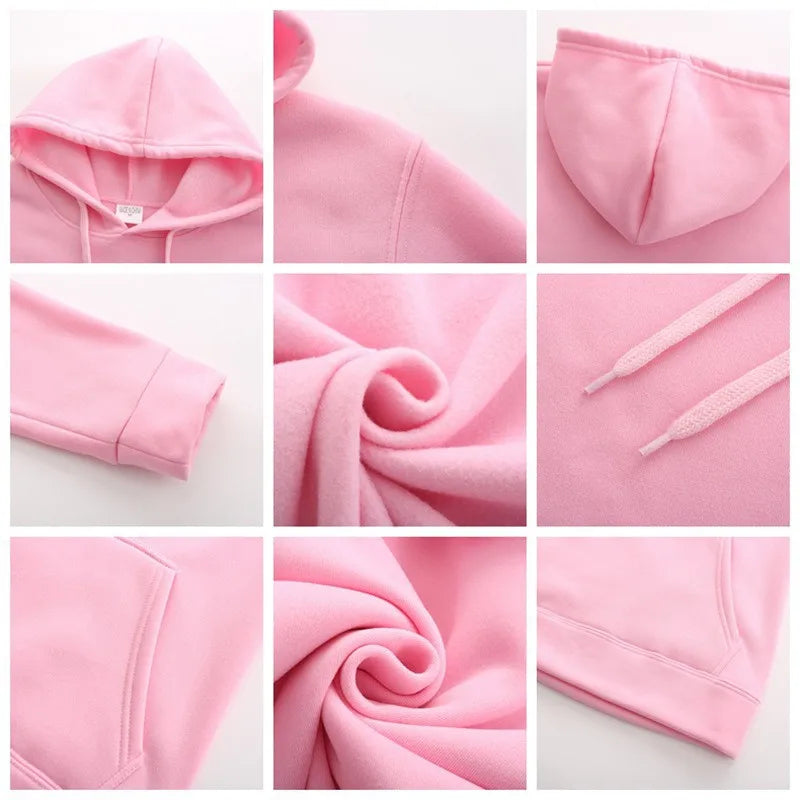 هودي رجالي كبير الحجم - بلوفر أسود سادة