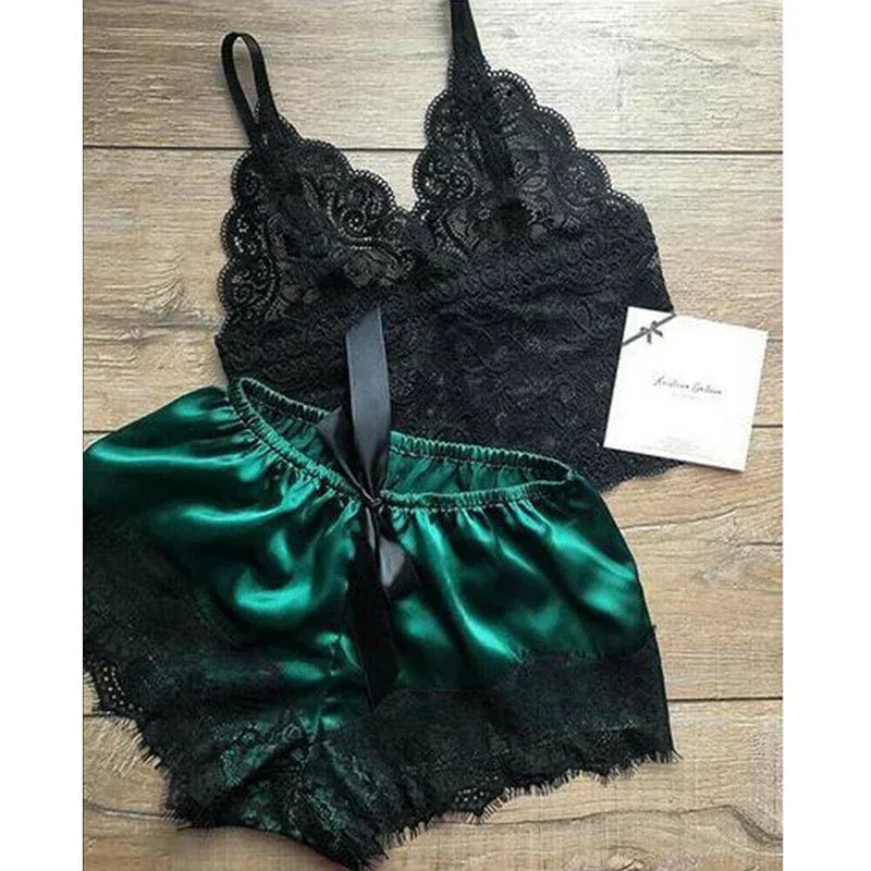 Bella Lace Babydoll Set