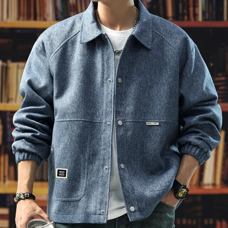 Men's Plus Size Vintage Casual Jacket