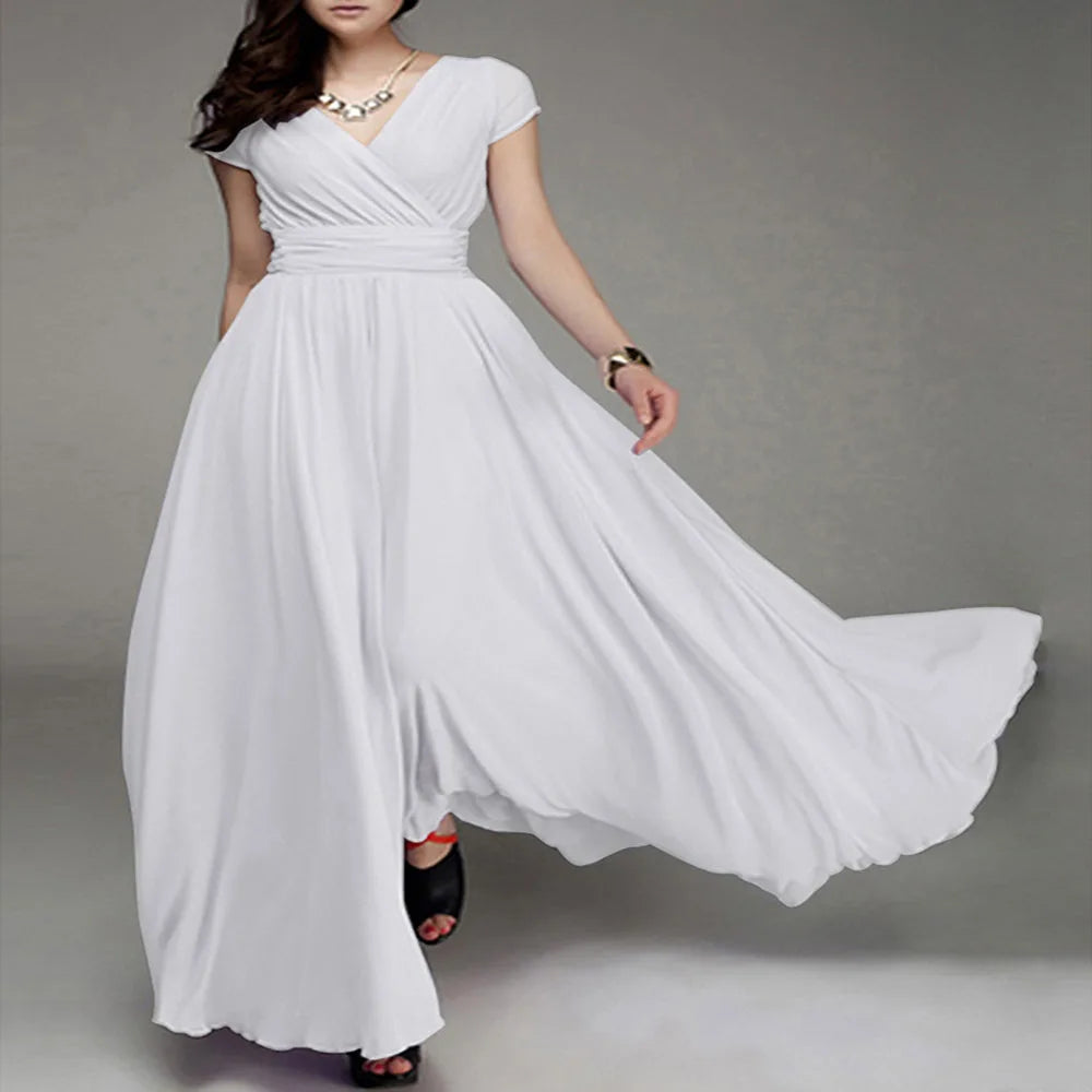 Women Chiffon Summer Party Dress