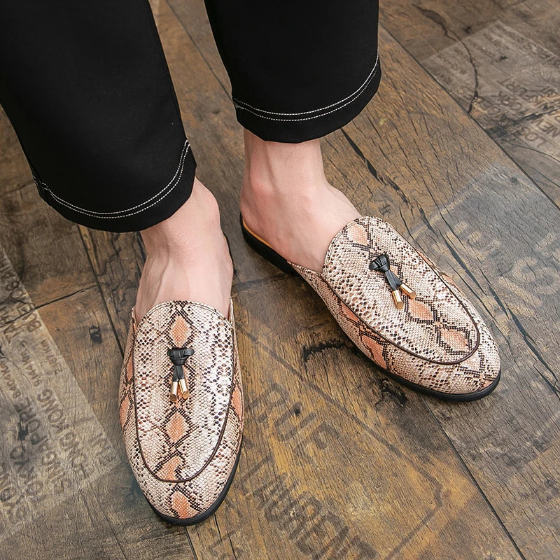 Men Leather Mules
