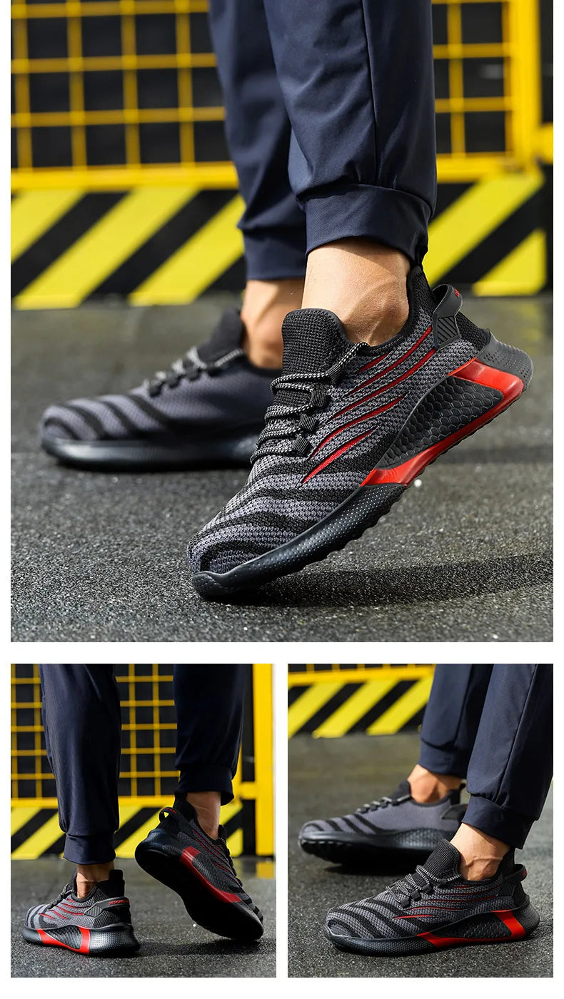 أحذية عمل خفيفة الوزن غير قابلة للتدمير للرجال