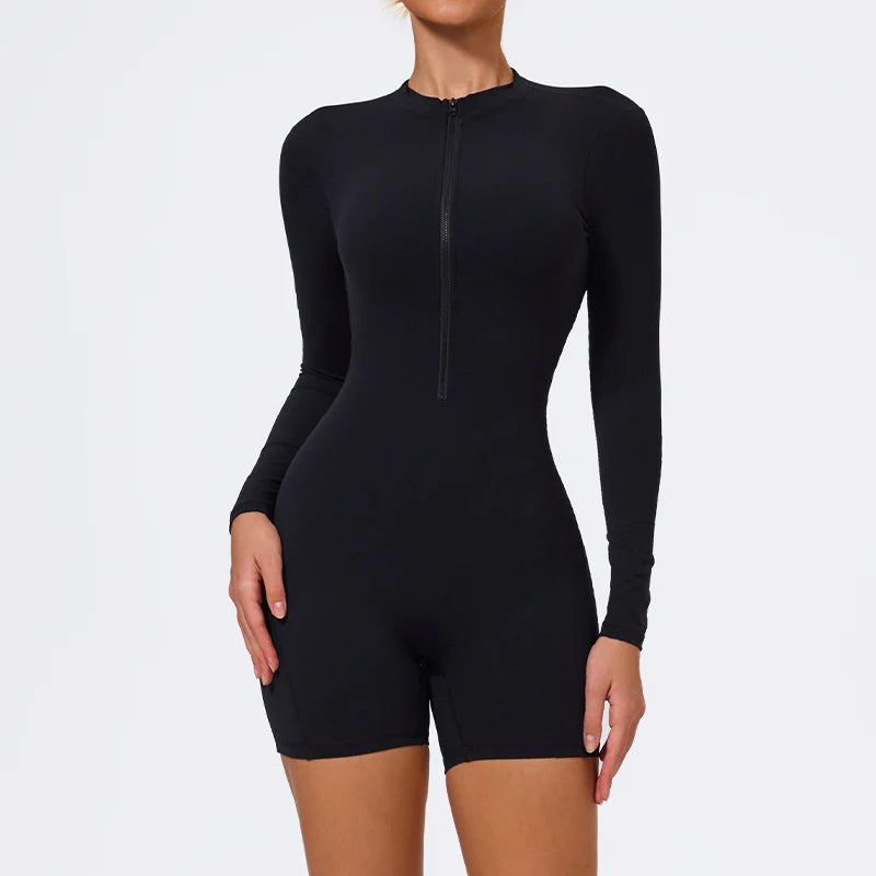 SculptZip Activewear Jumpsuit